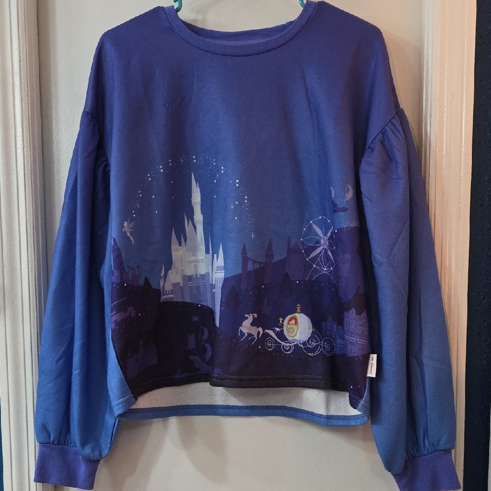 Her Universe Blue and Purple Graphic Sweatshirt